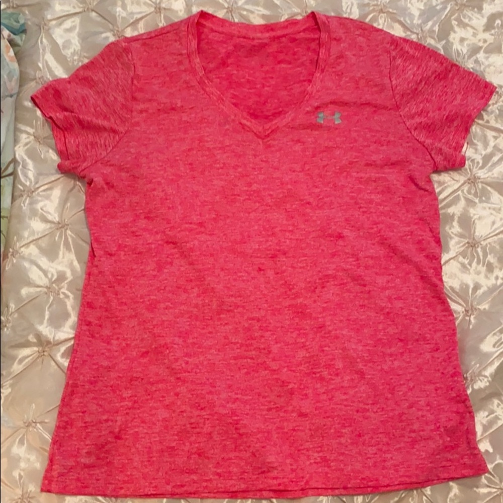 Pink Under Armour Tee :: Size Large